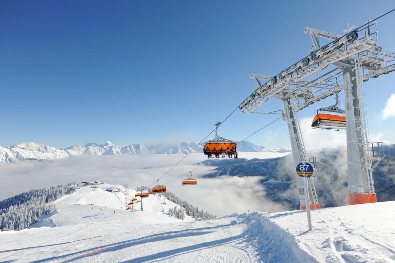 Ferienwohnung Stoeckl Leogang Bagian luar foto