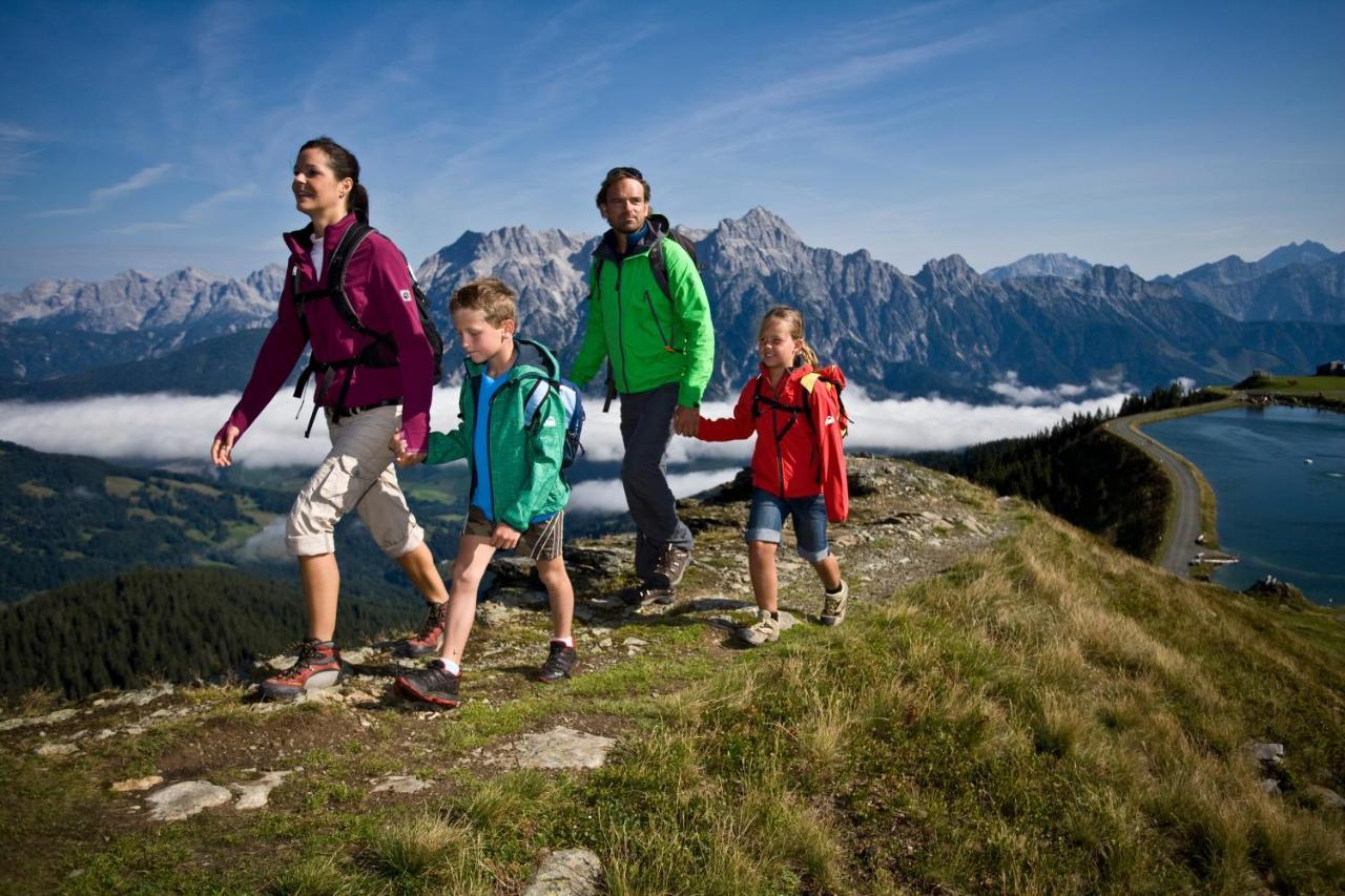 Ferienwohnung Stoeckl Leogang Bagian luar foto