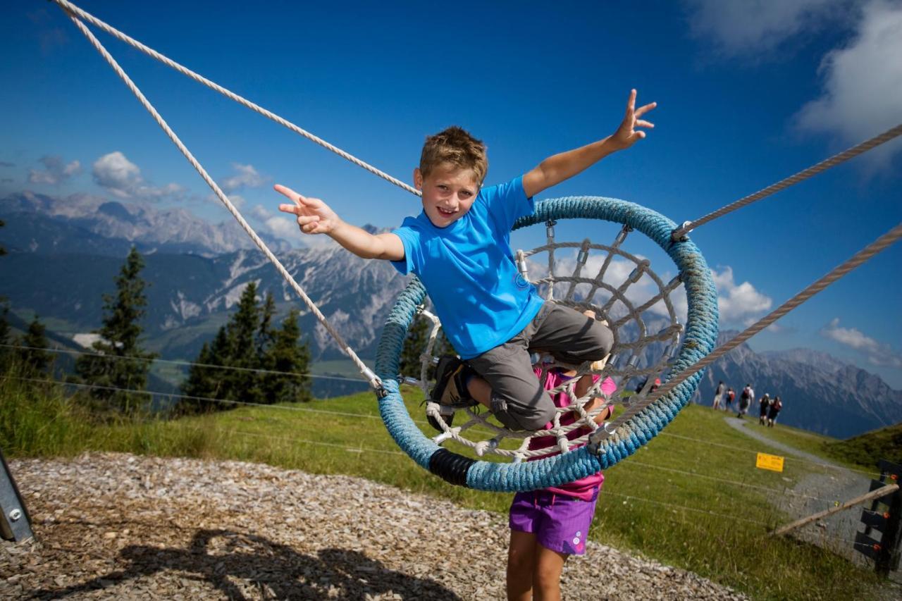 Ferienwohnung Stoeckl Leogang Bagian luar foto