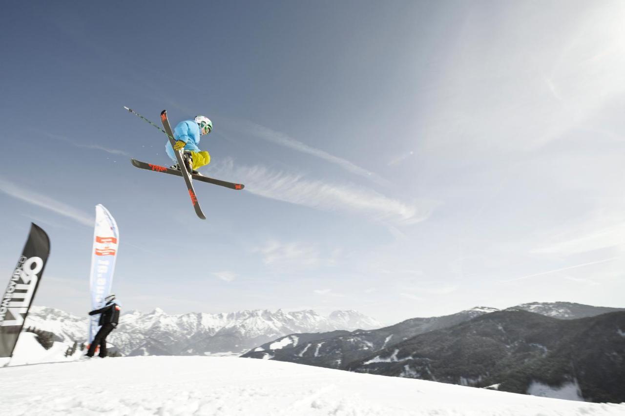 Ferienwohnung Stoeckl Leogang Bagian luar foto